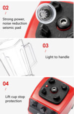 خلاط كهربائي عالي الأداء - 2500 واط للاستخدام الشاق - Image 4