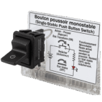 Interrupteur Poussoir Robot 10A-220V - Image 4